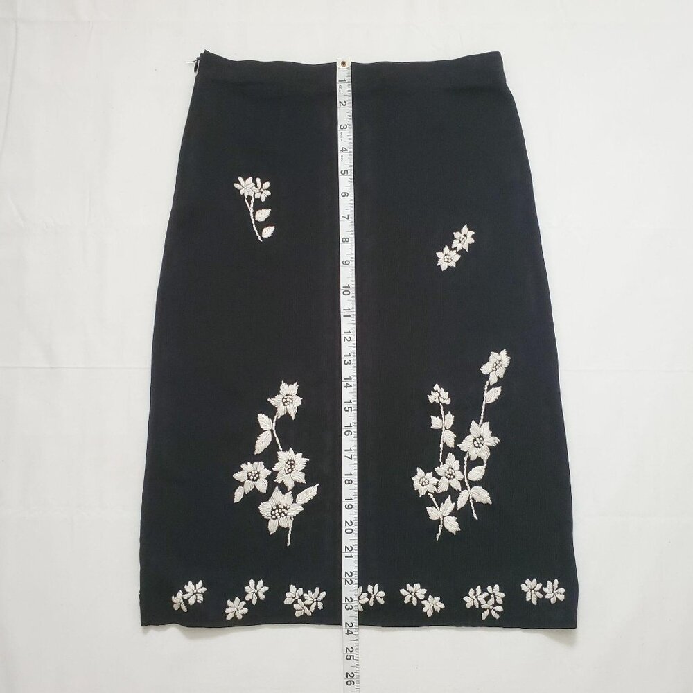 Thom Smith Atelier XXI Women's Black Sleeveless Blouse & Skirt Set Size XS - Picture 13 of 16